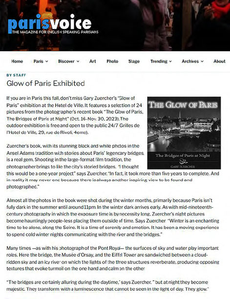 Paris Voice Article